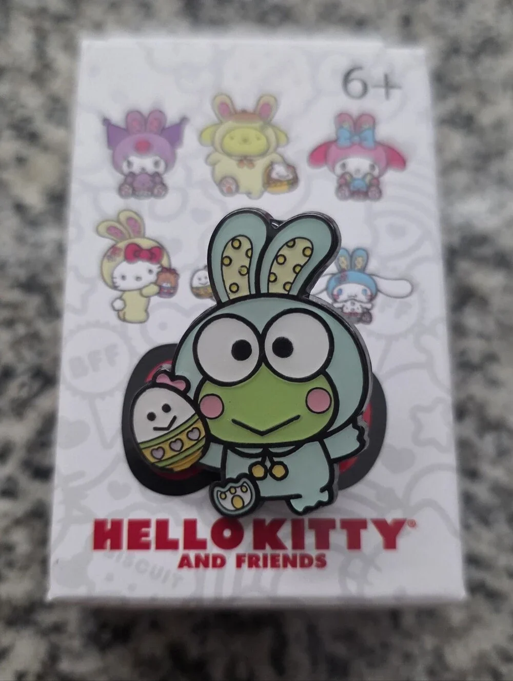 Open Box Loungefly Hello Kitty And Friends Bunny Blind Box Enamel Pin Keroppi